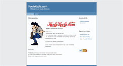 Desktop Screenshot of koolakoola.com